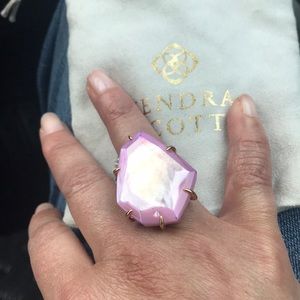 Kendra Scott Pink Ring Brand New With Tag Size 8